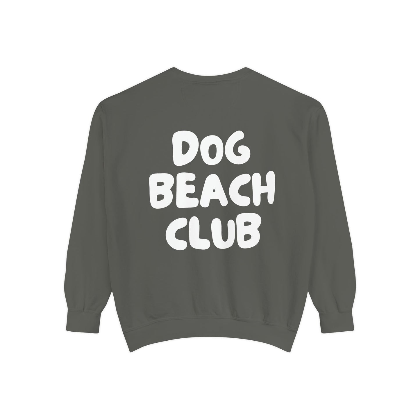 Dog Beach Club Sweatshirt — "DBC / Dog Beach Club" Crewneck
