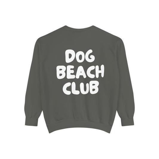 Dog Beach Club Sweatshirt — "DBC / Dog Beach Club" Crewneck