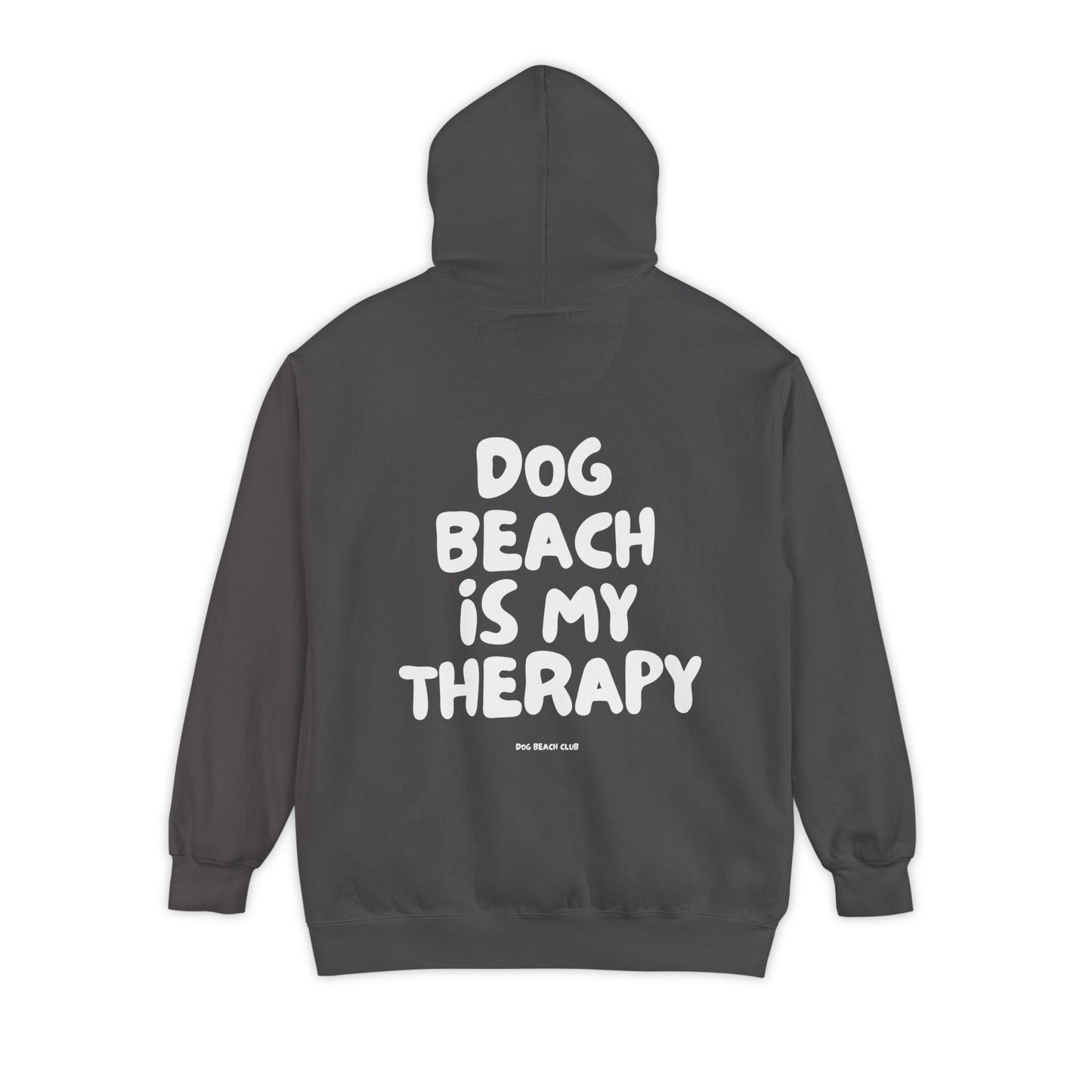 Dog Beach Is My Therapy Hoodie | Hooded Sweatshirt for Dog Beach